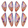 Transparent Resin Wing Pendants Set RESI-TAC0021-01D-1