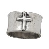 Cross Pattern Alloy Finger Rings FS-WG6D053-03-5