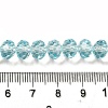 Transparent Baking Paint Glass Beads X1-DGLA-A034-T8mm-D12-4