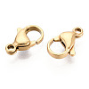 304 Stainless Steel Lobster Claw Clasps STAS-T065-13mm-34G-2