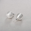 Round Ball Drawbench Brass Ear False Plugs for Women LS-EJEW-G391-24A-S-1