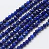 Natural Lapis Lazuli Bead Strands G-G663-48-3mm-1