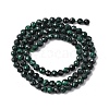 Natural Malachite Beads Strands G-D306-A02-4MM-A01-5