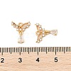 Brass Micro Pave Cubic Zirconia Pendants KK-R219-26G-3