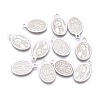 Non-Tarnish 304 Stainless Steel Charms STAS-L247-013P-1