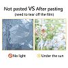 Waterproof PVC Colored Laser Stained Window Film Adhesive Stickers DIY-WH0256-063-8