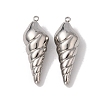 304 Stainless Steel Pendants STAS-C073-08P-1