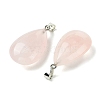 Natural Rose Quartz Pendants GG-K002-09C-2