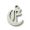 201 Stainless Steel Pendants STAS-B055-01P-E-1