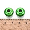 UV Plating Opaque Acrylic European Beads PACR-T017-19M-09-3