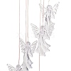 LED Solar Powered Angel Wind Chime HJEW-I009-03-4