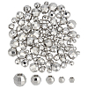 100Pcs 5 Styles Brass Beads KK-PH0013-91-1
