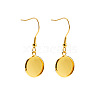 201 Stainless Steel Dangle Earrings EJEW-P001-A02-G-1