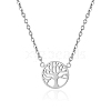 Stainless Steel Tree of Life Pendant Necklaces for Women AO2762-2-1