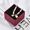 Ion Plating(IP) 304 Stainless Steel Charm Bracelets for Women BJEW-P345-05G-3