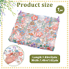 2 Yards Polyester Embroidery 3D Flower Fabrics DIY-WH0622-382A-2