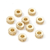 Brass Micro Pave Cubic Zirconia Beads ZIRC-F009-31LG-3