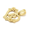 Heart Brass Pendants KK-I714-04G-R-2