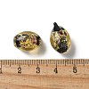 Handmade Foil Lampwork Beads Strands FOIL-Z001-04D-4