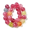 Dyed Natural Malaysia Jade Beads Strands X-G-G021-02B-16-2
