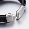 Leather Cord Multi-strand Bracelets BJEW-F325-05-4