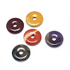 Natural Mixed Stone Pendants G-P415-22-1