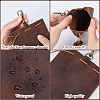 Leather Mini Pouch Keychain AJEW-WH20007-13A-6