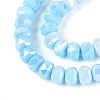 Anti-Tarnish Electroplate Glass Beads Strands GLAA-T025-6mm-11B-4