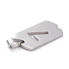 Non-Tarnish 304 Stainless Steel Pendants STAS-H144-02P-7-3