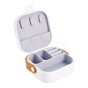 Square PU Leather & PP & Silicone Jewelry Set Box AJEW-TAC0014-13B-2