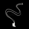 Stainless Steel Cartoon Ghost Necklaces for Men and Women PD8392-2