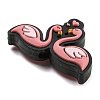 Valentine's Day Swan Silicone Focal Beads SIL-A005-03-2