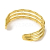 Ion Plating(IP) 304 Stainless Steel Cuff Bangles for Women BJEW-B104-19G-3