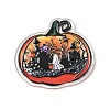 Halloween Printed Acrylic Pendants MACR-I041-02D-1