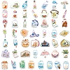 50Pcs Transparency Cartoon Theme PVC Waterproof Stickers STIC-Z002-11-4