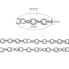 Tarnish Resistant 304 Stainless Steel Cable Chains CHS-R009-10-2