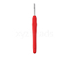 TPR Handle Aluminum Crochet Hook Needles TOOL-K016-05F-1