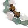 Natural & Synthetic Mixed Gemstone Beads Strands G-I369-A26-02-4