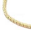 Adjustable Rack Plating Brass Cubic Zirconia Chain Bracelets BJEW-A132-01G-3