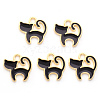 Alloy Enamel Charms ENAM-S121-031C-2