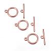 Tibetan Style Toggle Clasps X-TIBE-A12208-RG-NR-2