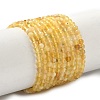 Natural Yellow Opal Beads Strands G-F509-07-3mm-02-2