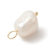 Natural Freshwater Pearl Pendants X-PALLOY-JF02153-01-4