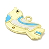 Rack Plating Brass Enamel Pendants KK-L224-060G-3