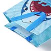 Cartoon Printed Shark Non-Woven Reusable Folding Gift Bags with Handle ABAG-F009-D01-3