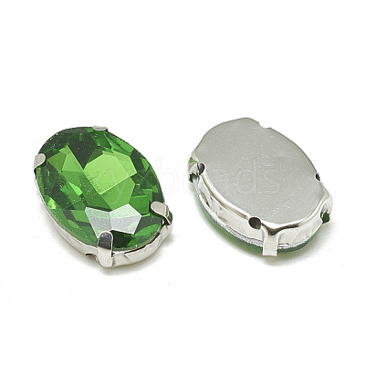 Sew on Rhinestone RGLA-T091-6x8mm-20P-1