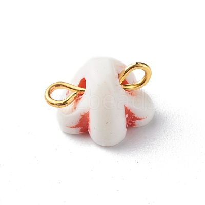 Acrylic Beads Link Connectors PALLOY-JF00823-1