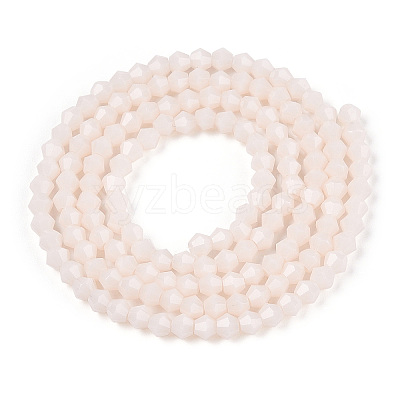 Opaque Solid Color Imitation Jade Glass Beads Strands EGLA-A039-P2mm-D06-1