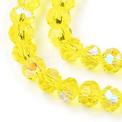 Electroplate Glass Beads Strands EGLA-A034-T10mm-L28-1