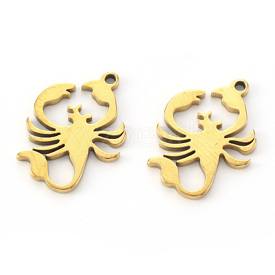 PVD Vacuum Plating 304 Stainless Steel Pendants STAS-N092-91G-1
